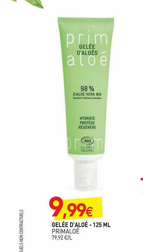 gelée d'aloé primaloé - 125 ml