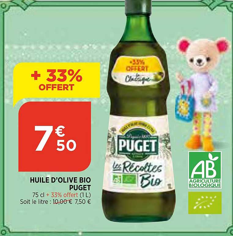 Huile D'olive Bio Puget