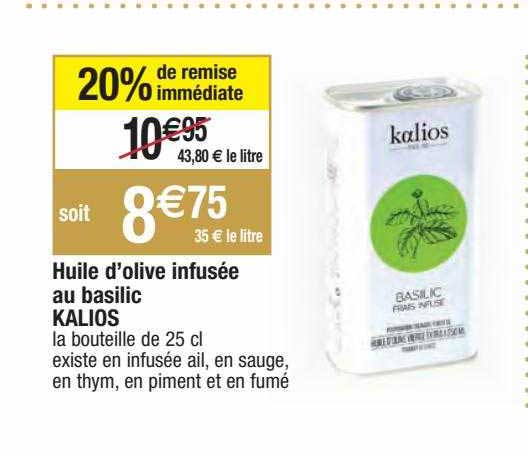huile d'olive infusée au balisic kalios