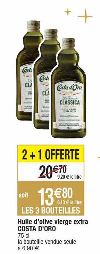 huile d'olive vierge extra costa d'oro