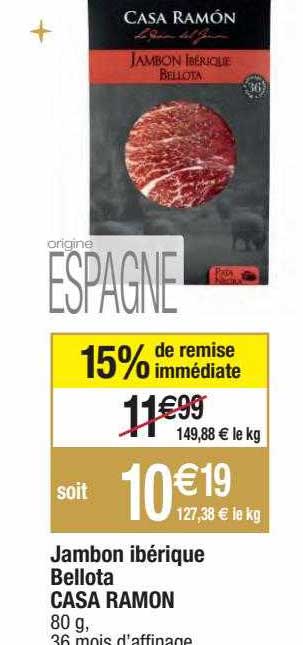 jambon ibérique bellota casa ramon