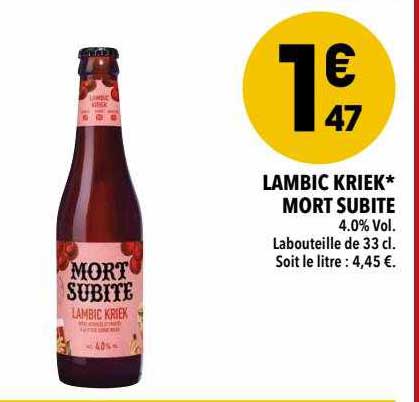 lambic kriek mort subite