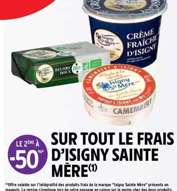 le frais d'isigny sainte mère