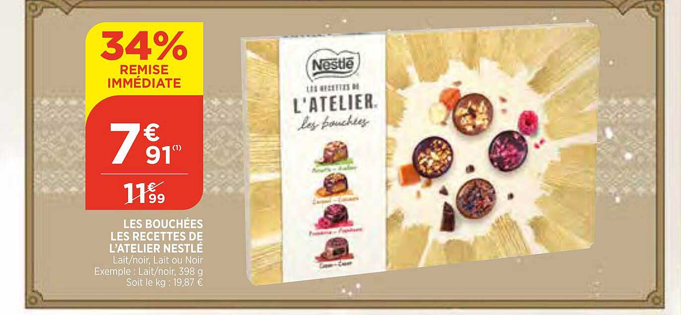 les bouchées les recettes de l'atelier nestlé