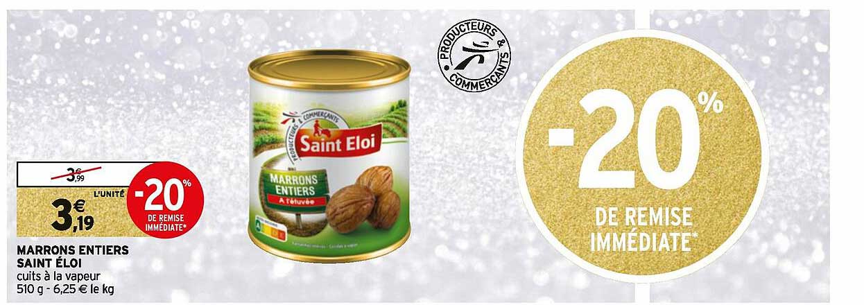 marrons entiers saint éloi