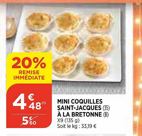 mini coquilles saint-jacques à la bretonne