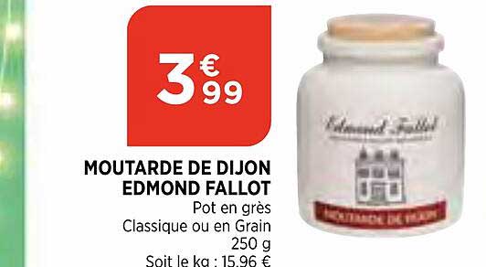 moutarde de dijon edmond fallot