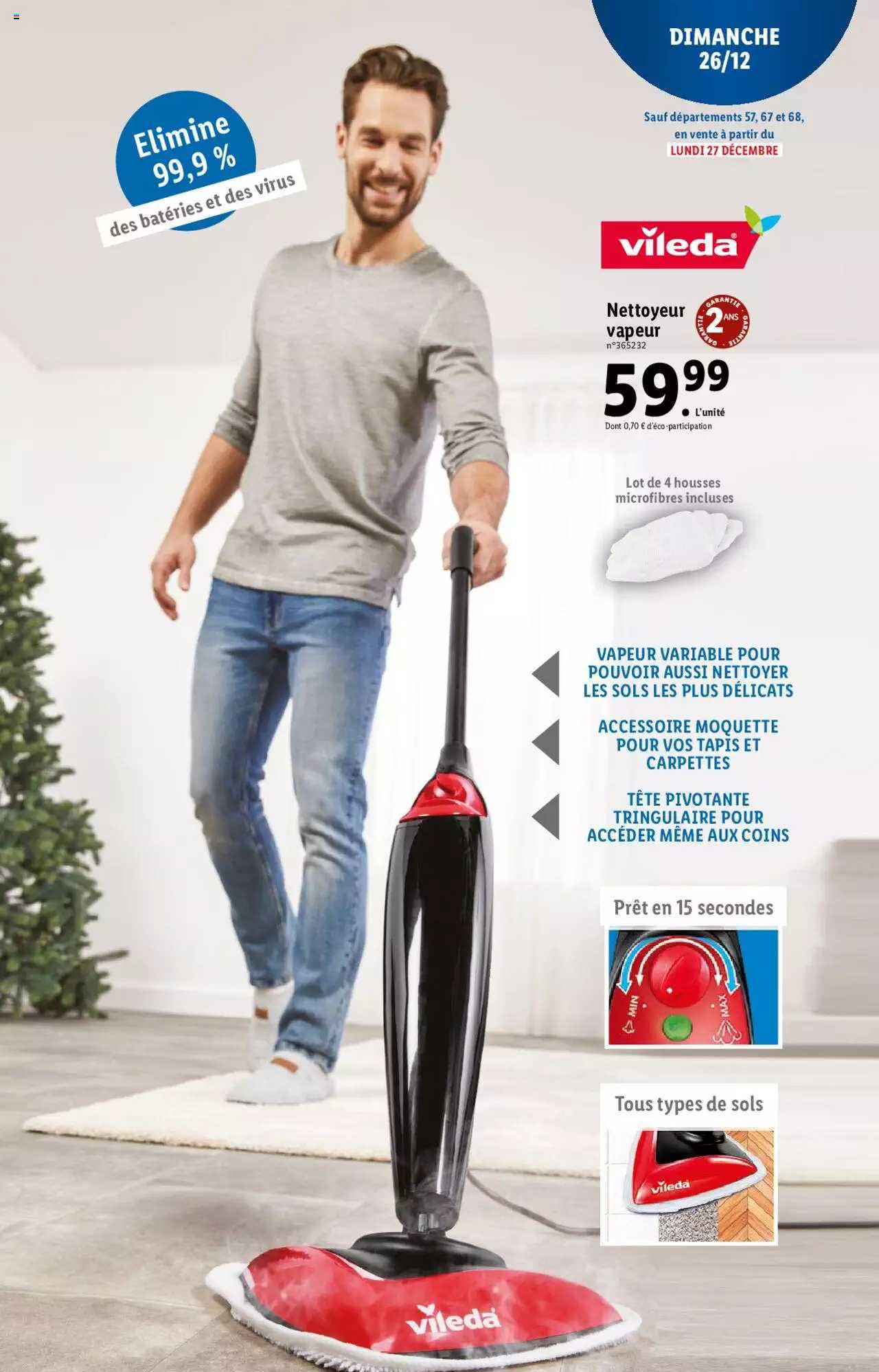 Nettoyeur Vapeur Vileda