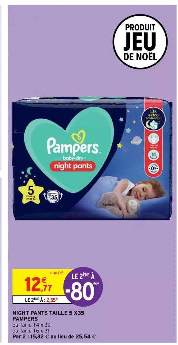 Night Pants Taille 5 X35 Pampers