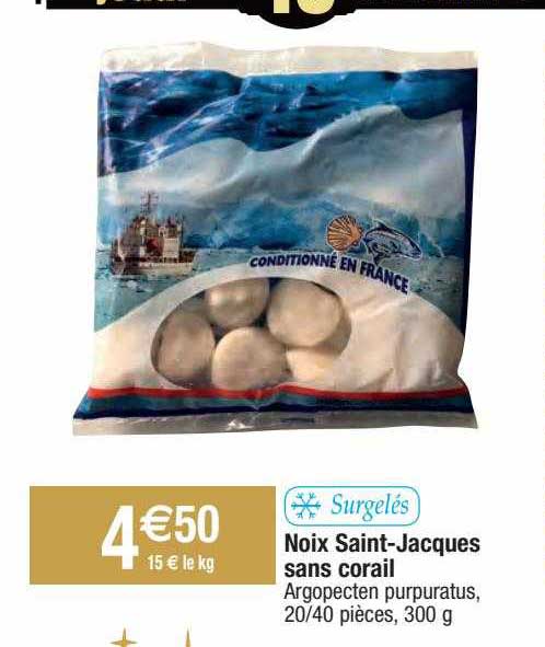 noix saint-jacques sans corail