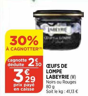 oeufs de lompe labeyrie