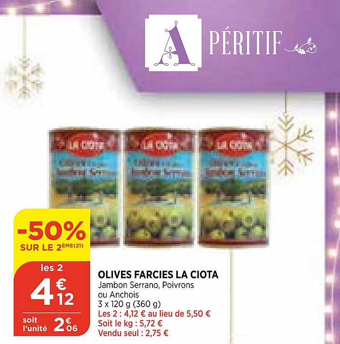 Olives Farcies La Ciota