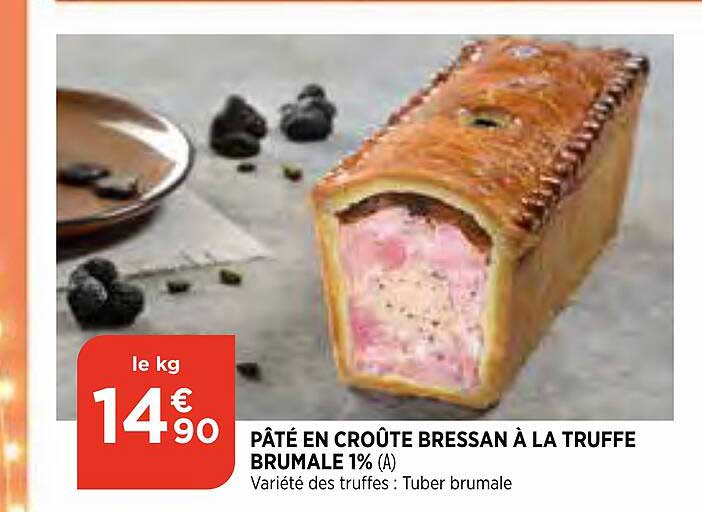 Pâté En Croûte Bressan à La Truffe Brumale 1%