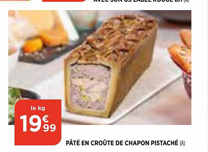 pâté en croûte de chapon pistaché