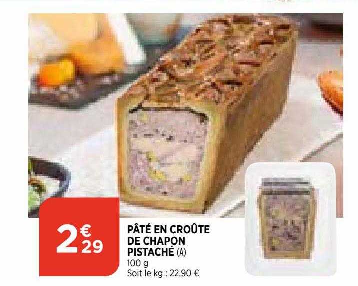 pâté en croûte de chapon pistaché