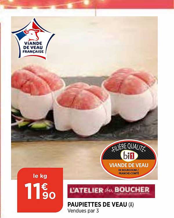 paupiettes de veau l'atelier du boucher