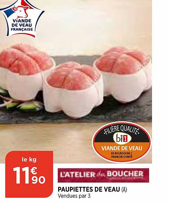 paupiettes de veau l'atelier du boucher
