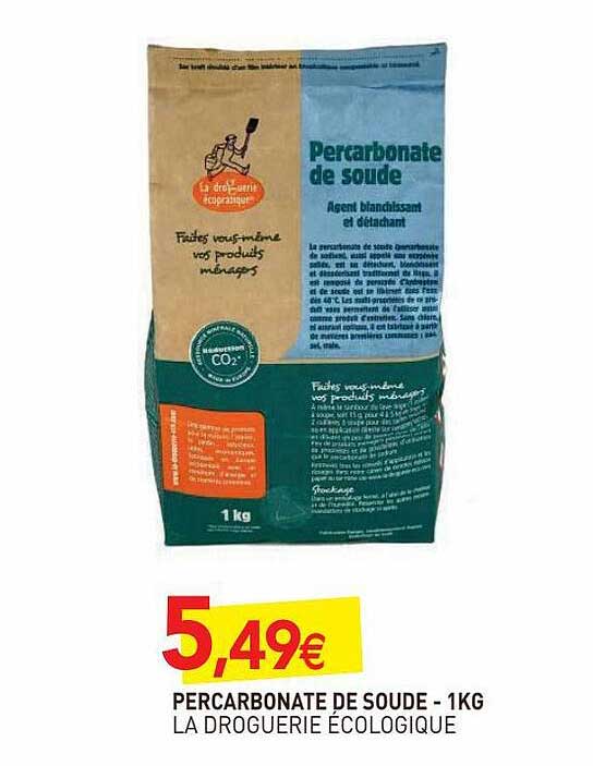 percarbonate de soude - 1 kg la droguerie écologique