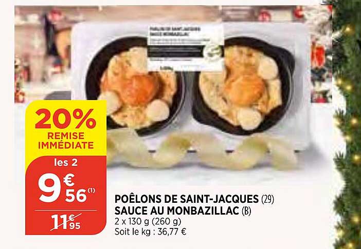poêlons de saint-jacques sauce au monbazillac