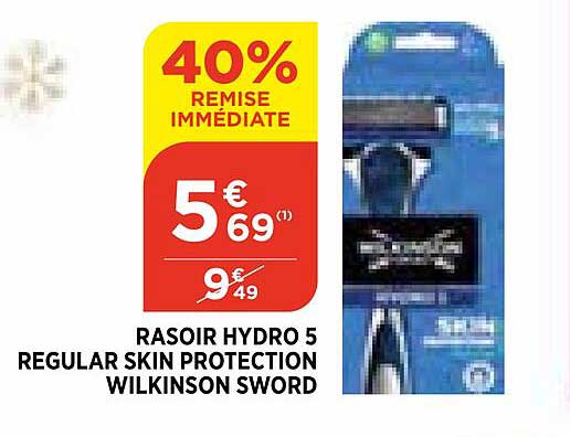 rasoir hydro 5 regular skin protection wilkinson sword