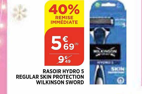 rasoir hydro 5 regular skin protection wilkinson sword