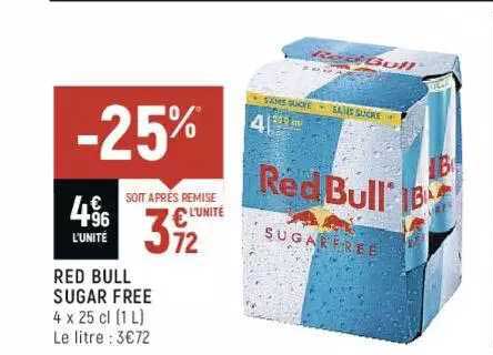 red bull sugar free