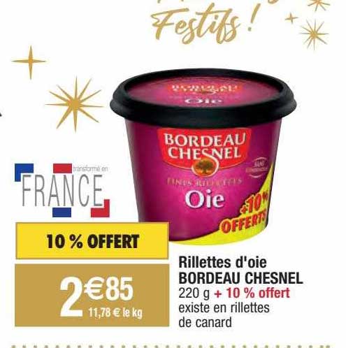 rillettes d'oie bordeaux chesnel