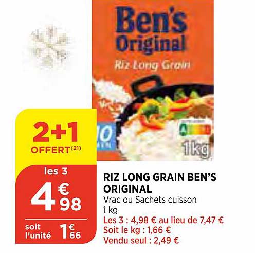 Riz Long Grain Ben's Original
