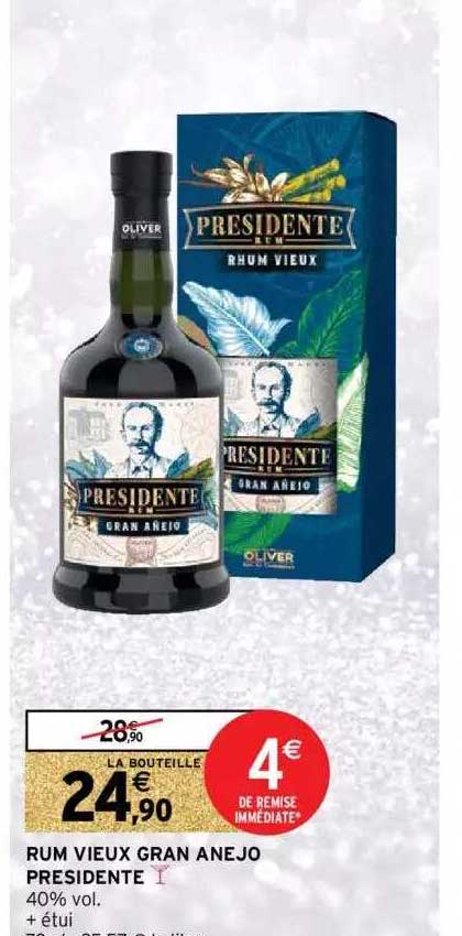 rum vieux gran anejo présidente