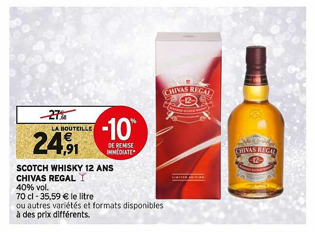 scotch whisky 12 ans chivas regal