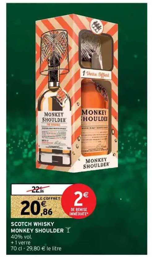 scotch whisky monkey shoulder