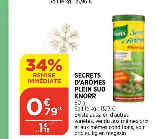 secrets d'arômes plein sud knorr