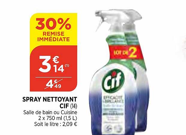 Spray Nettoyant Cif