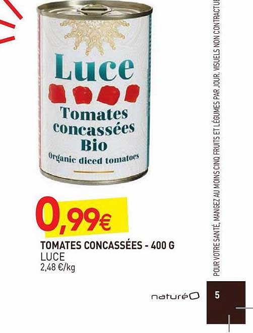 tomates concassées luce - 400 g