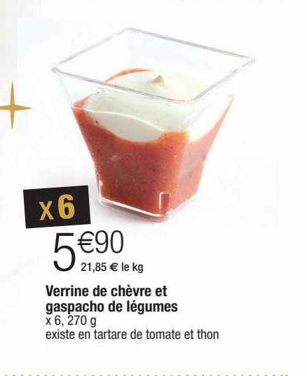 Verrine De Chèvre Et Gaspacho De Légumes