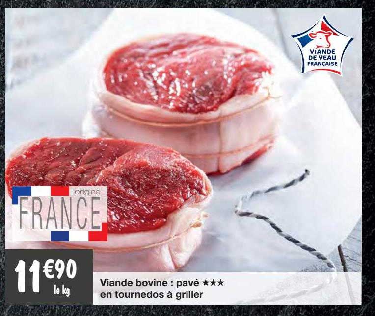 Viande Bovine : Pavé *** En Tournedos à Griller