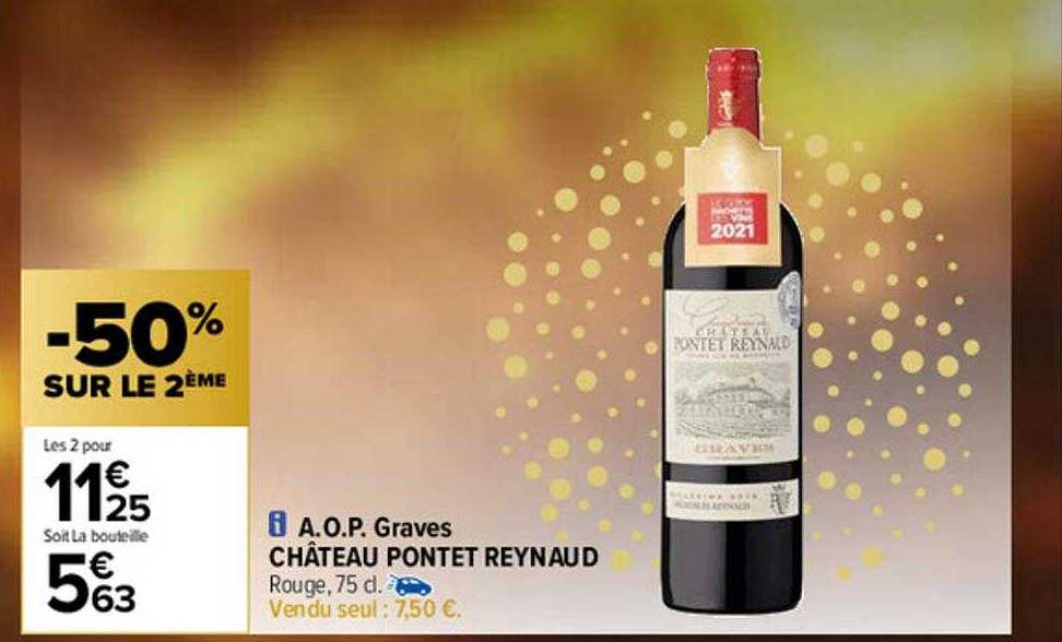 a.o.p. graves château pontet reynaud