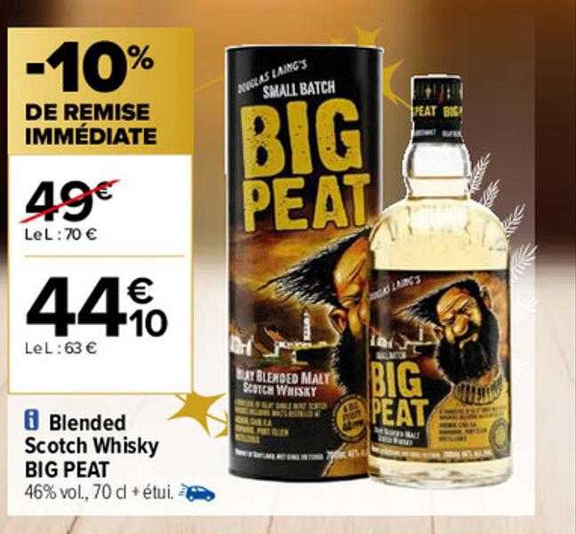 blended scotch whisky big peat