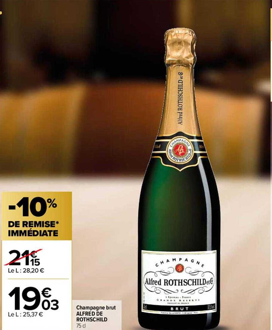 champagne brut alfred de rothschild
