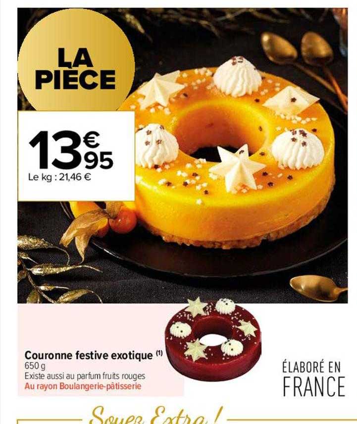 couronne festive exotique