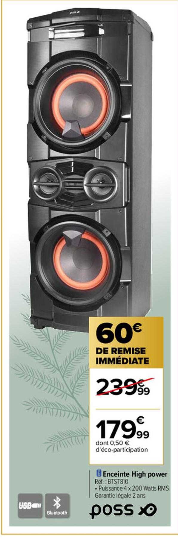 Enceinte High Power Poss