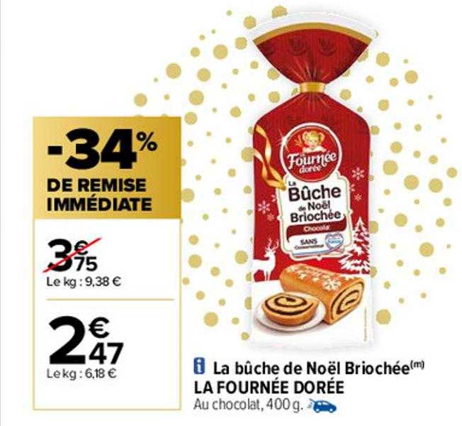 la bûche de noël briochée la fournée dorée