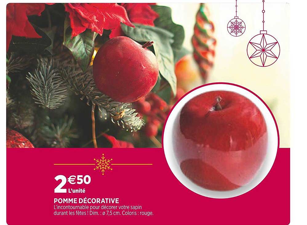 pomme décorative