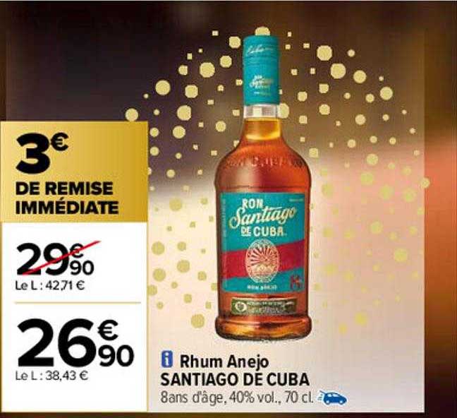 rhum anejo santiago de cuba