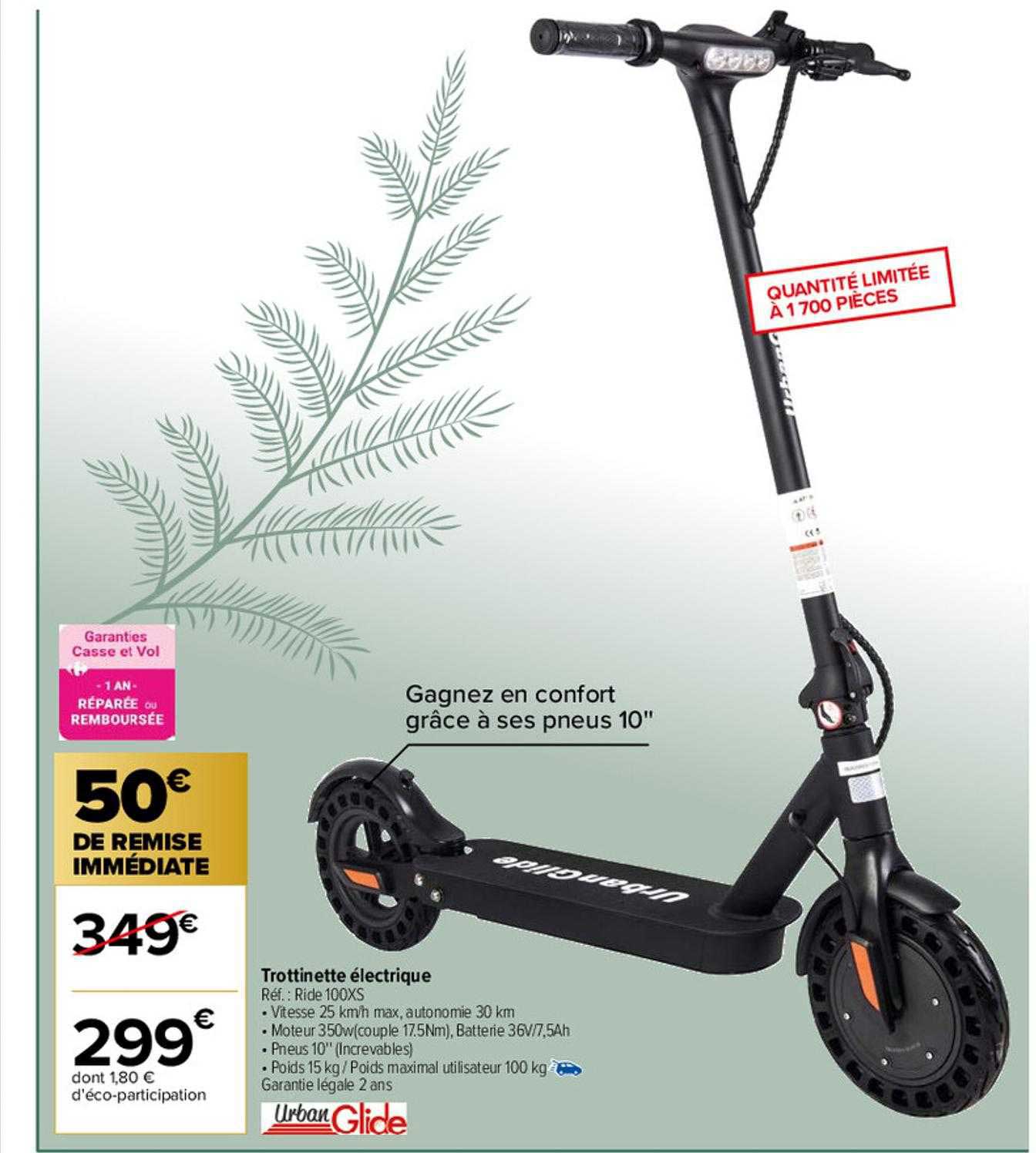 trottinette électrique urbox glide