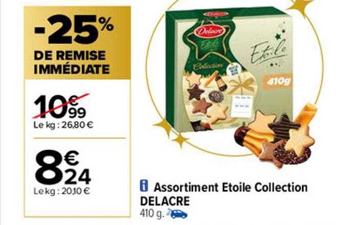 Assortiment étoile Collection Delacre