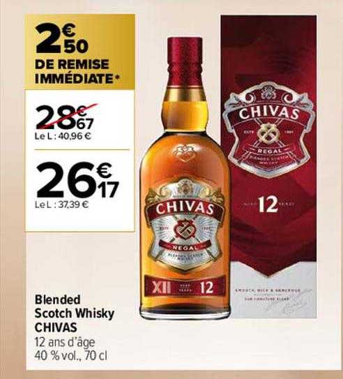 Blended Scotch Whisky Chivas