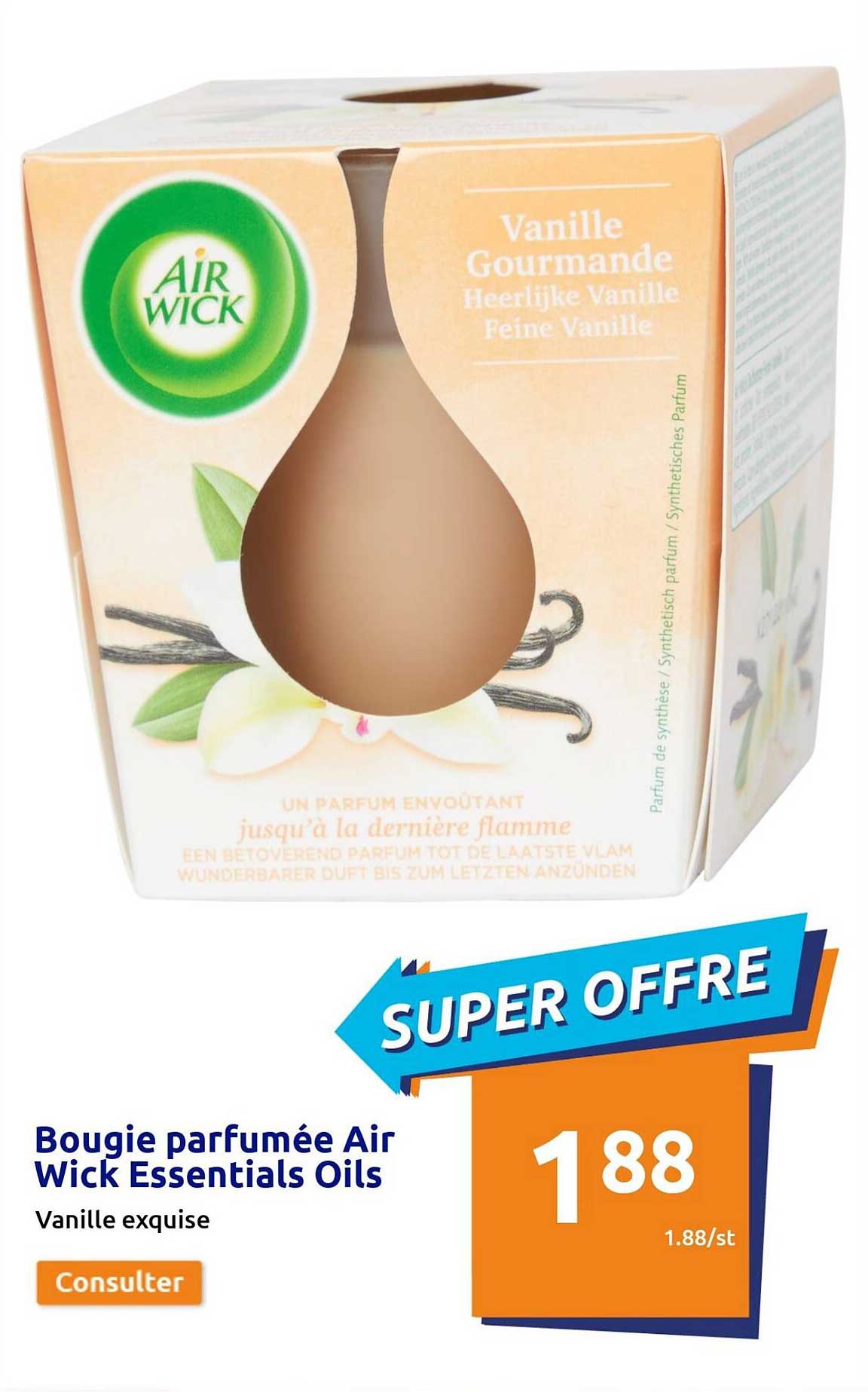 bougie parfumée air wick essentials oils