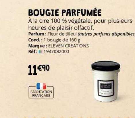 bougie parfumée eleven créations