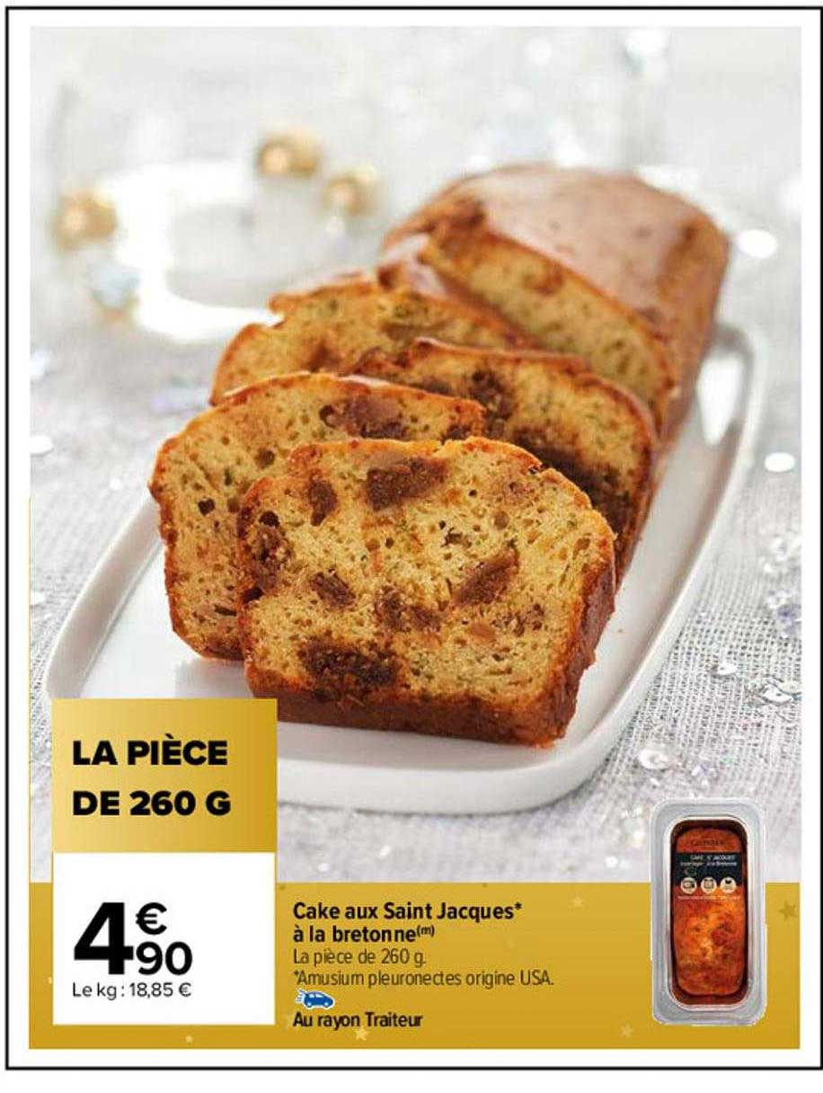 cake aux saint jacques à la bretonne